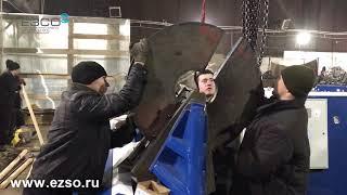  Перо шнека толщиной 30 мм. Испытания ГП 100Т.  AUGER Flight Forming Machine 