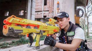 LTT Game Nerf War : Squad Warriors SEAL X Nerf Guns Fight Dangerous Area OF Rocket Crazy