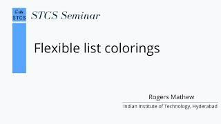 Flexible list colorings