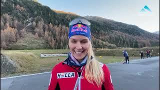 Biathlon - Interview with Anna Gandler during the training camp in Livigno (SUB ITA)