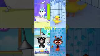 Tom's Shower Ar Too Cool   (Funny Animation) #shorts #funny #animation #talkingtom #comedy #cool