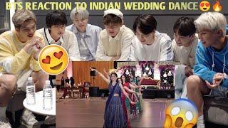 BTS REACTION TO INDIAN WEDDING DANCE ||BTS reaction||BTS #bts#viral#trending#btsreaction