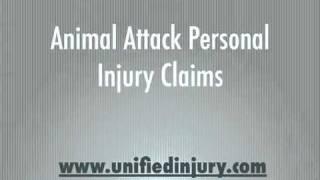 Animal Attack Personal Injury Claims