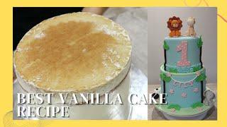 PNAY BAKER SA UK: The Best Vanilla Cake Recipe