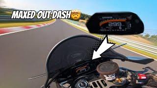 NURBURGRING NORDSCHLEIFE FAST MOTORCYCLE POV | YAMAHA R1 RAW SOUND