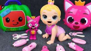 18 Minutes Satisfying Unboxing Cute Pinkfong Doctor Toys, Ambulance Playset | Fun Toys Unboxing