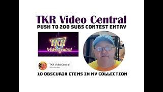 Ten obscuria items - contest entry for TKR VideoCentral #vinylcommunity #vc