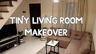 Tiny Living Room Makeover. Amazing 