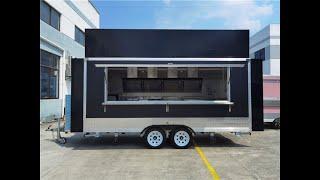 mobile food truck custom food trailers street food cart catering van