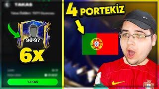 PAKETLERİM BUGLANDI 2 TANE UTOTY RONALDO ÇIKTI ! 6 TANE 96-97 UTOTY TAKAS PAKET AÇILIMI ! FC Mobile