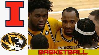 ILLINOIS vs MISSOURI Basketball Game Full Highlights 2024