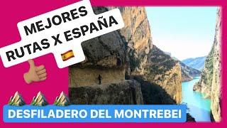 Mejores rutas de senderismo por EspañaCongost del Mont Rebei.