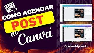 COMO AGENDAR POSTS PELO CANVA