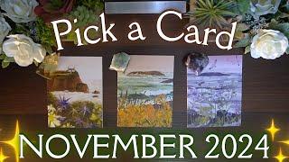  NOVEMBER 2024  Messages & Predictions  Detailed Pick a Card Tarot Reading