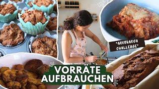 Vorräte aufbrauchen! | Aufbrauch Challenge | Vegan 2025