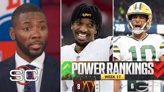 ESPN breaks Week 17 NFL Power Rankings: Jayden Daniels takes Commanders to No. 8, Packers back to #5