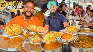 Sabse BUSY Indian Street Food  Desi Ghee Paneer Bhurji, Dal Mah Paratha, Cheese Naan & Gravy & more