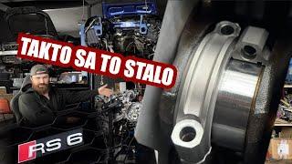 13časť Audi RS6 V10 musel som znova vybrať motor a toto všetko musím zas meniť ...