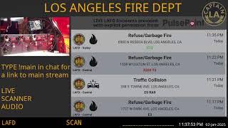 02-Jan-2025 // LAFD Los Angeles Fire Department SCANNER Radio ARCHIVE // FIRE & EMS // LA CAPTAIN