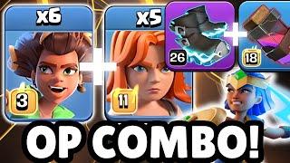 STRONGEST Ground Army with RC Charge & Root Riders at TH17! | Clash of Clans