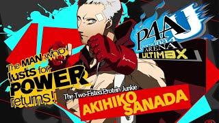 Persona 4 Arena Ultimax (Akihiko Sanada) Arcade Gameplay [Risky] - Story & Ending [1080p 60fps]