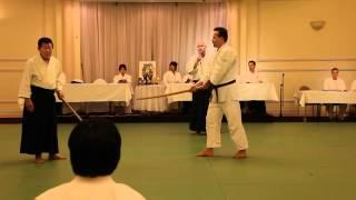 Aikido Shudokan 32nd demo: Inoue Kyoichi Kancho part 1of 3