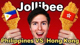 Jollibee PHILIPPINES vs. HONG KONG in 1 Day! Who's BETTER?!