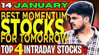 Best Intraday Stocks | 14 JANUARY 2025 | Stocks to buy tomorrow | Detail Market Analysis!