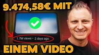 Wie Dennis mit EINEM Video 9.474,58€ mit YouTube Automation verdient hat.