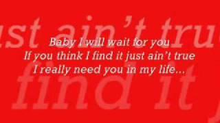 Elliott Yamin - Wait For You (lyrics)