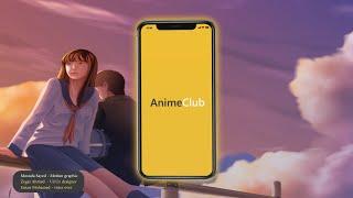 Anime Club Phone App Animation