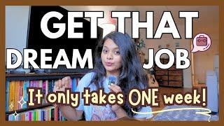 Get THAT DREAM JOB in less than a week | Manifest with this method quickly! 