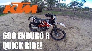 KTM 690 Enduro R - Quick Ride!