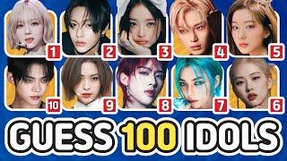 GUESS 100 KPOP IDOLS IN 3 SECONDS  - KPOP QUIZ PARTY    ~ GUESS KPOP IDOL