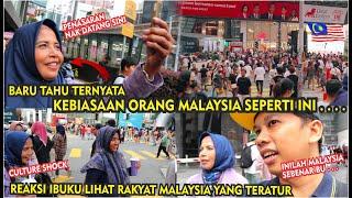 BARU PERTAMAKALI KE MALAYSIA! REAKSI IBUKU LIHAT KEBIASAAN ORANG MALAYSIA, STREET FOOD MALAYSIA