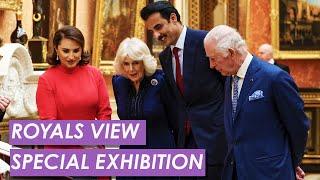 King Charles and Queen Camilla Show Emir of Qatar the Royal Collection