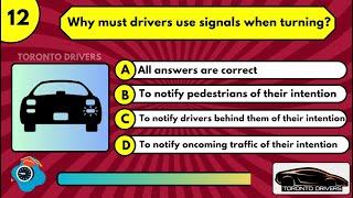 Ontario G1 Practice Test - Rules Quiz 1 || Knowledge Test Ontario