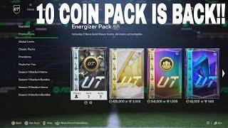 10 Coin Energizer Pack Is Back!! Get Yours! FC 25 Ultimate Team!