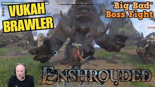 Vukah Brawler Boss Fight Clip From Enshrouded Multiplayer