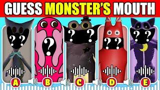 IMPOSSIBLE Guess The MOUTH! | Poppy Playtime Chapter 3 + Garten of Banban 7 | Catnap, Syringeon