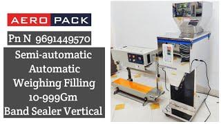 Semi Automatic Pouch Packaging Machine !!Granule Filling Machine !!Namkeen Pouch Machine!!9691449570