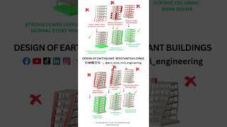 Earthquake Resistant Buildings #structuralengineering #civilengineering #engineering