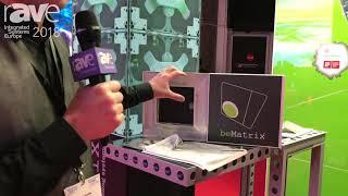 ISE 2018: beMatrix Demos Buildable Aluminum Frame Systems for Events and Booths/Stands