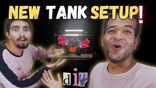 New Diy"Planted" fish tank|| planted aquarium setup || Croody yogi