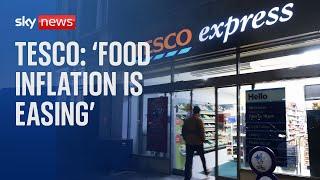 Cost of Living: Tesco sees 'encouraging early signs' grocery inflation starting to ease