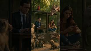 Reversed World - Human Zoo #animation #ai #shorts