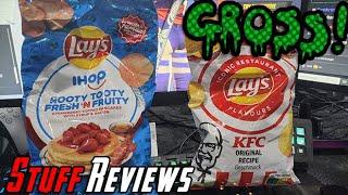 Stuff Reviews - IHOP & KFC Chips + Swamp Water GFUEL!