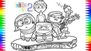 Inside Out 2 Coloring Pages / How to Color All the main Characters / NCS Music