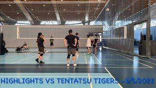 Match 2: (HIGHLIGHTS vs Tentatsu Tigers) Urban Rec 1 day Indoor Volleyball League -3/5/2022