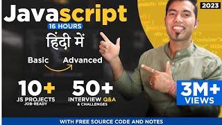 JavaScript Complete Tutorial in Hindi  Free Notes + Codes